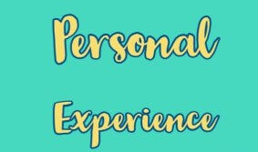 personal experience image
